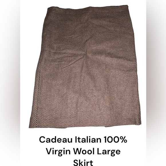 Beautiful Cadeau Maternity Large made in Italy 100% virgin wool pencil skirt - Picture 1 of 5